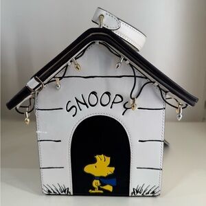 Kate Spade Snoopy Cream and Black Crossbody and Handle Handbag